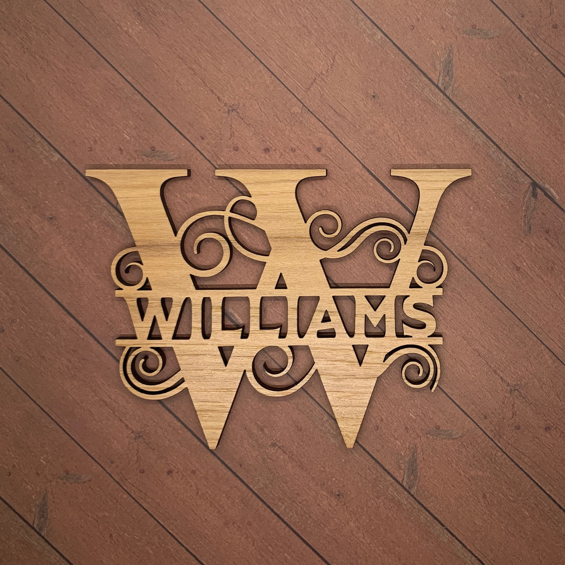 Custom Wood Monogram