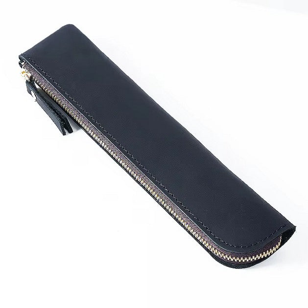 Genuine Leather Pen Case - Handmade Leather Pen or Letter Opener Holder