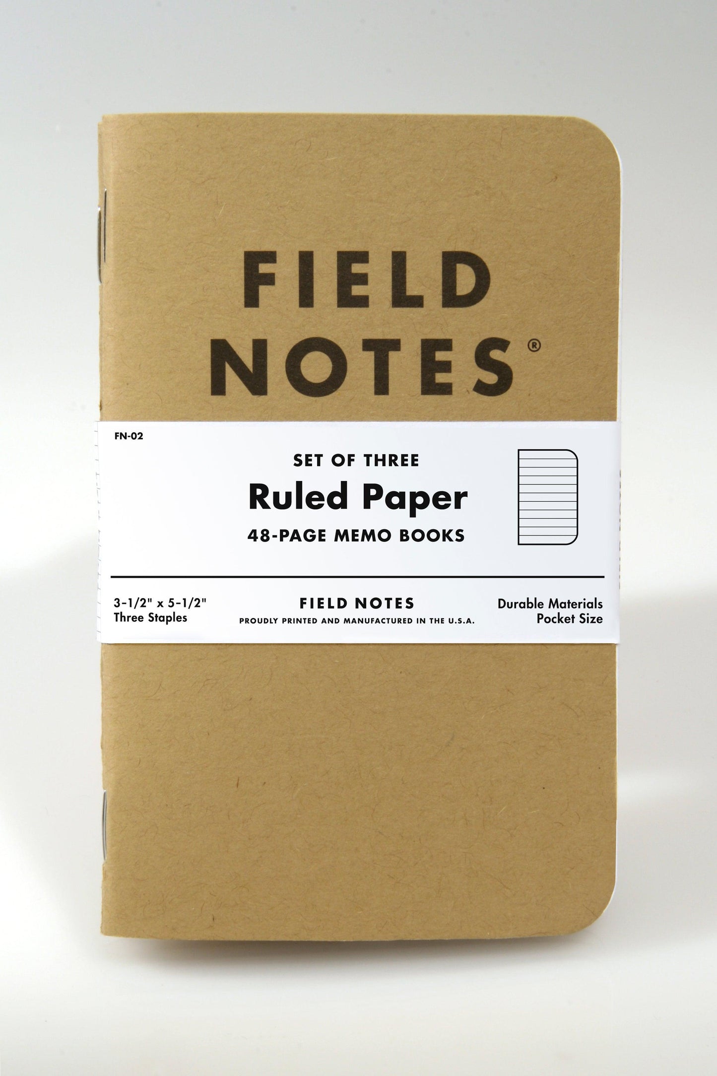 Field Notes: Original Kraft Notebook - 3 Pack