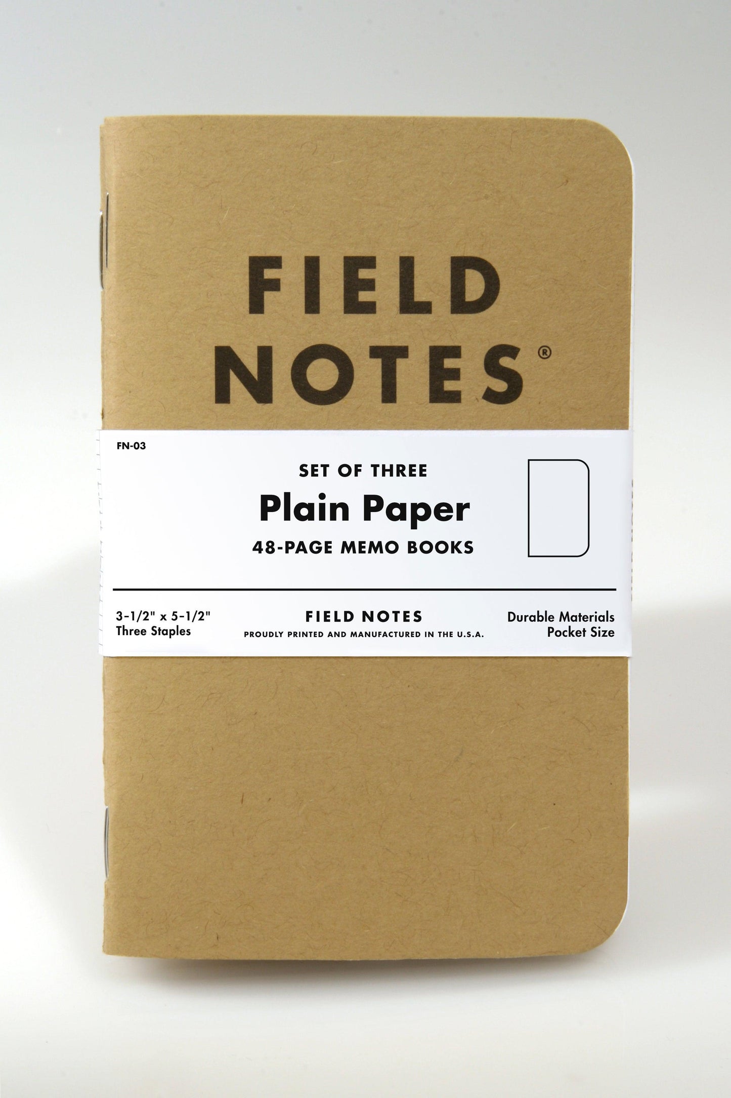 Field Notes: Original Kraft Notebook - 3 Pack