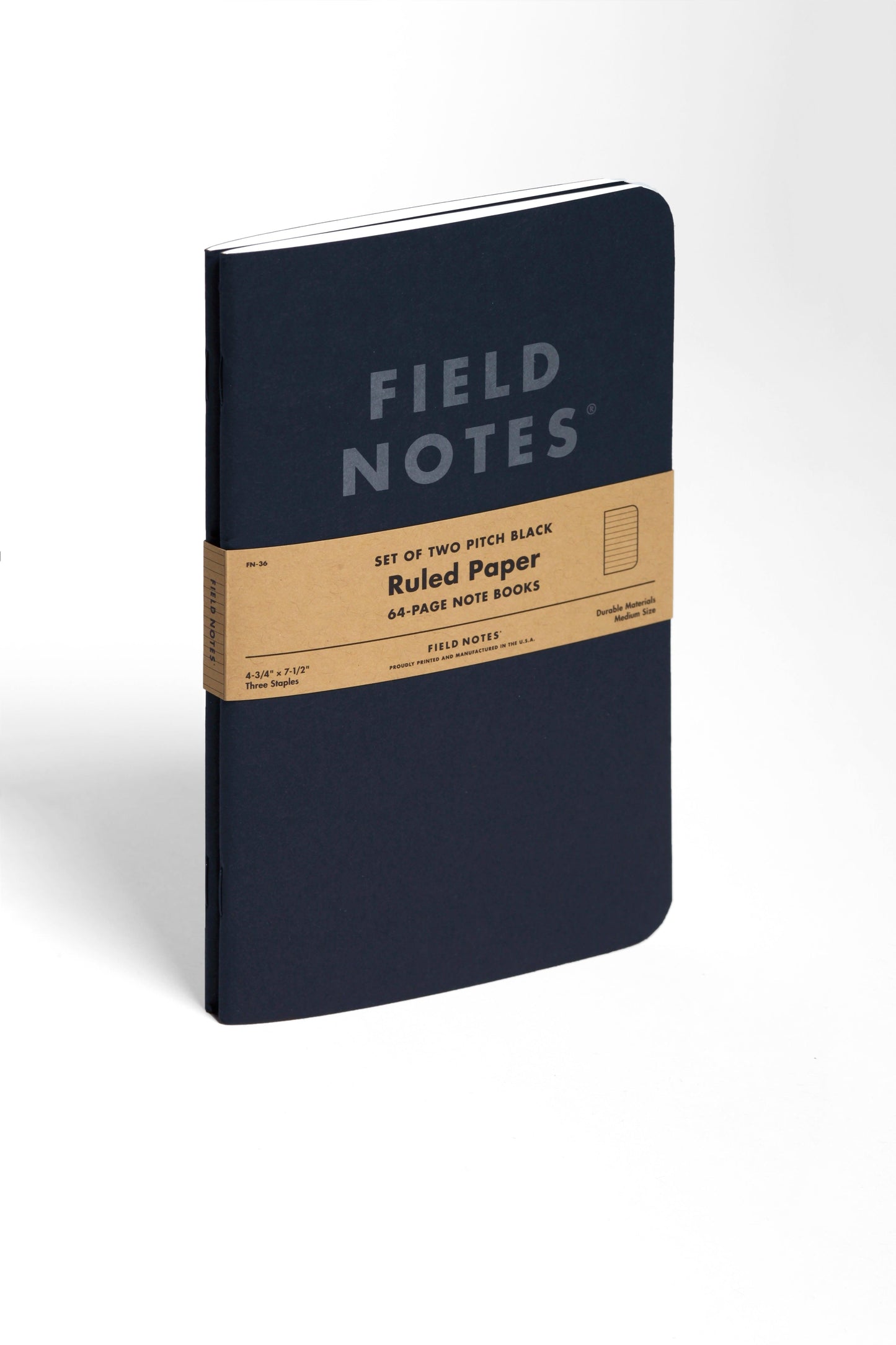 Field Notes: Pitch Black Memo Book - 3 Pack