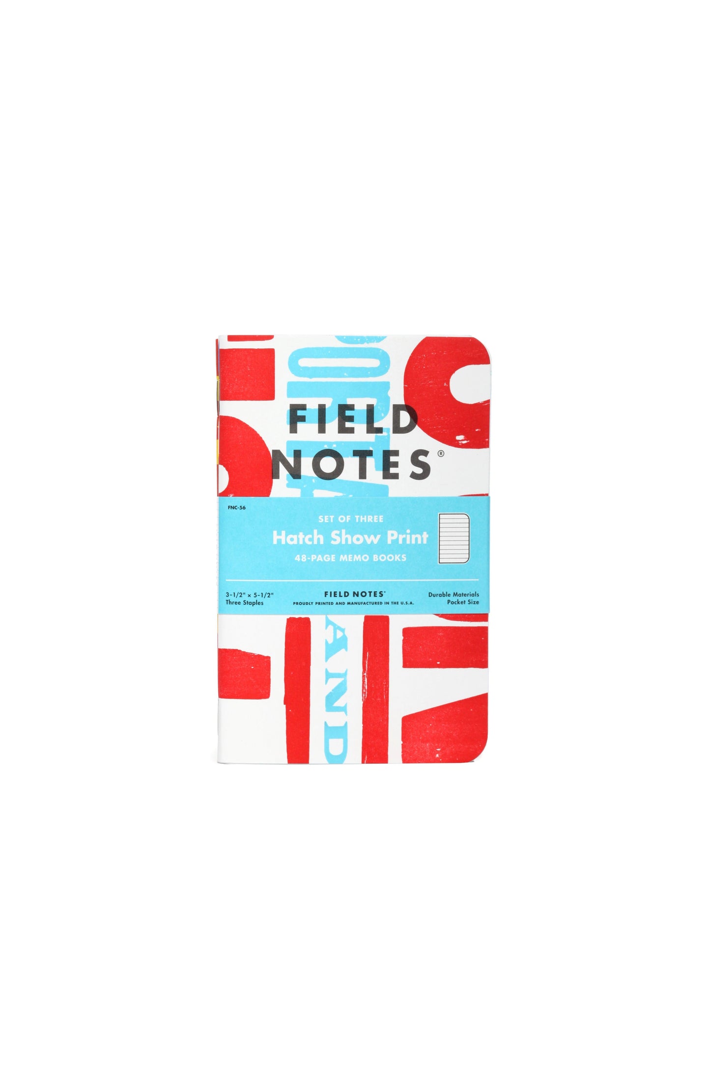 Field Notes: Hatch Show Print Memo Book - 3 Pack