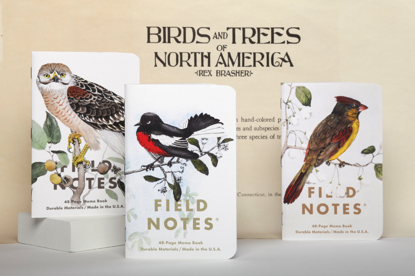 Field Notes: The Birds and Trees of North America Memo Book - 3 Pack