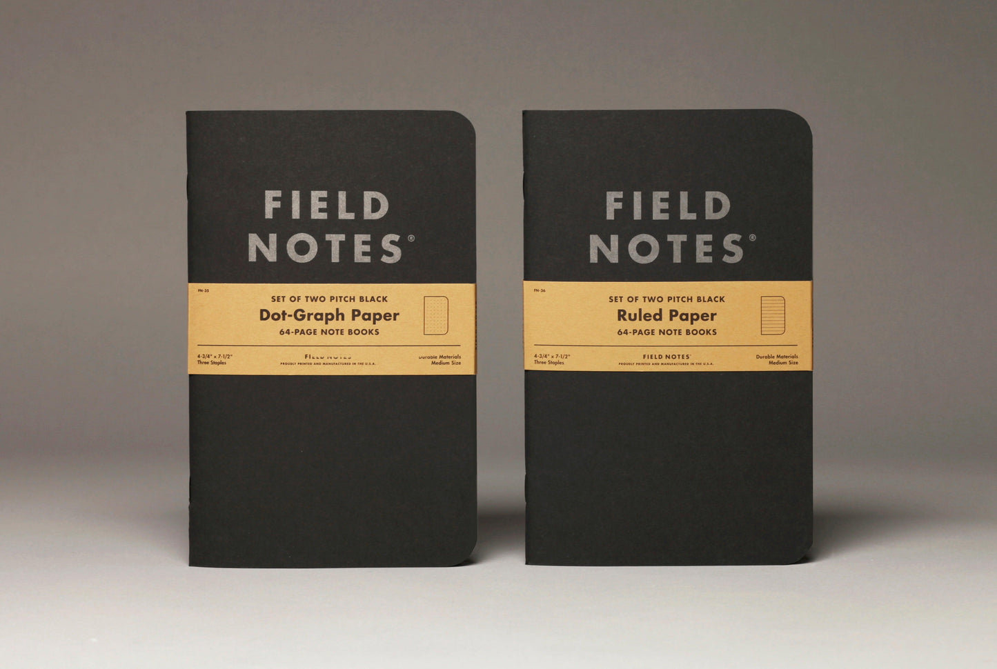 Field Notes: Pitch Black Memo Book - 3 Pack