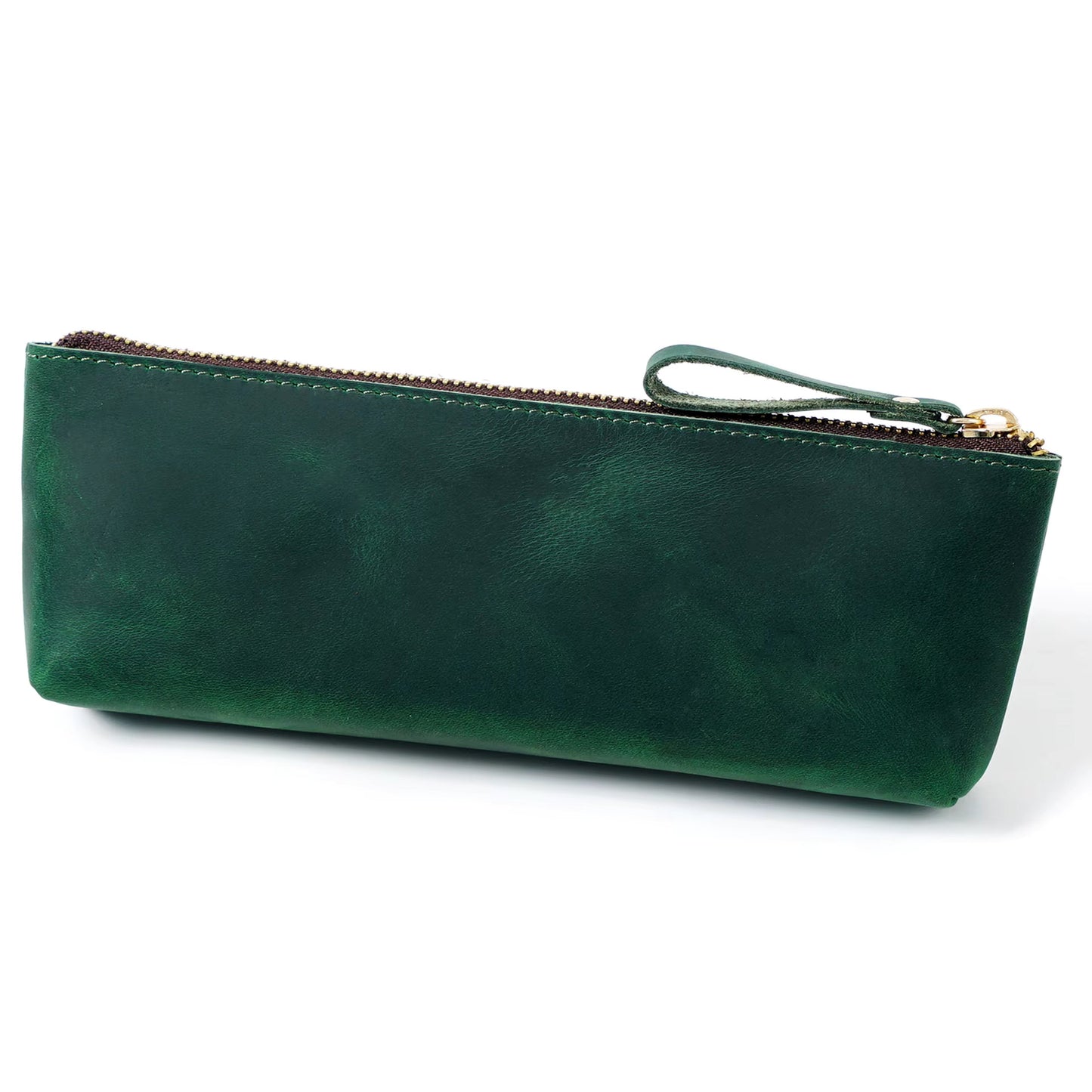 Genuine Leather Pencil Case - Handmade Leather Pencil Pouch