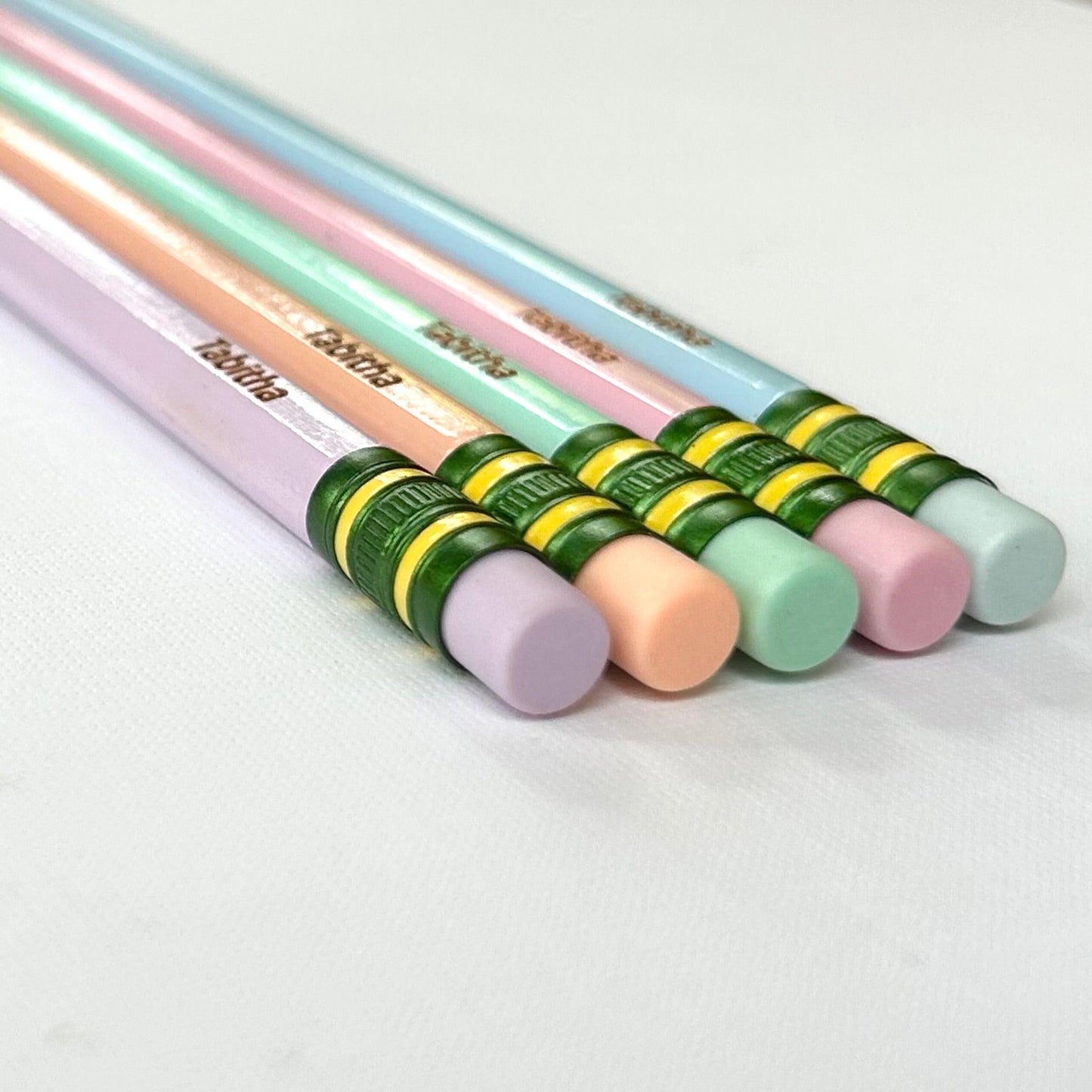 Custom Engraved Pastel Ticonderoga #2 Pencils