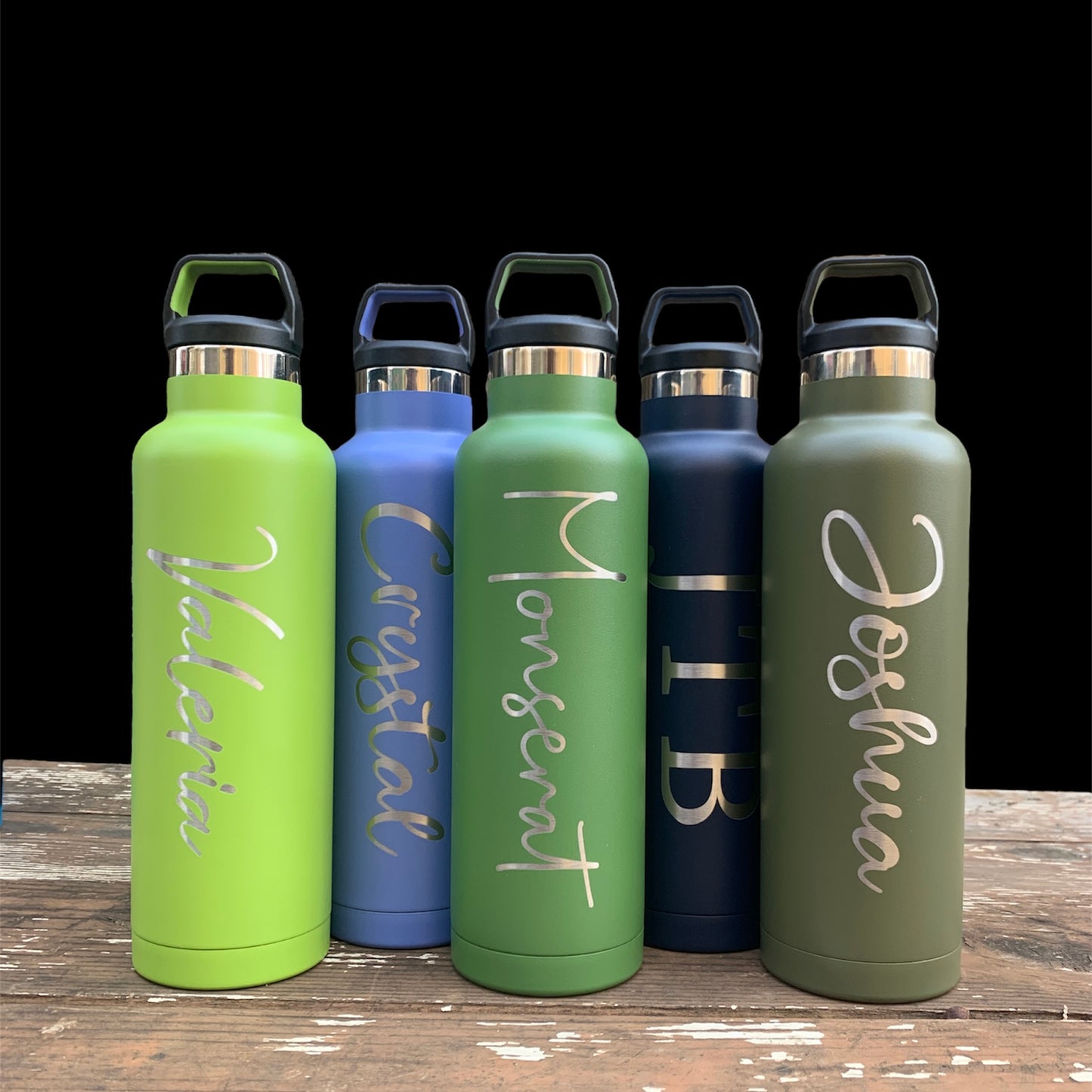 Personalized 16 oz RTIC Stainless Steel Water Bottles