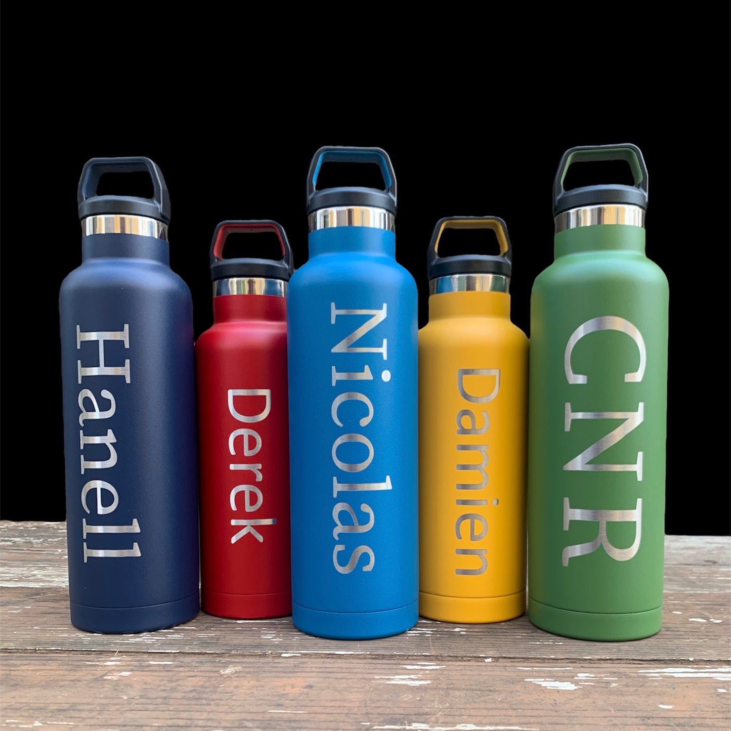 Personalized 16 oz RTIC Stainless Steel Water Bottles