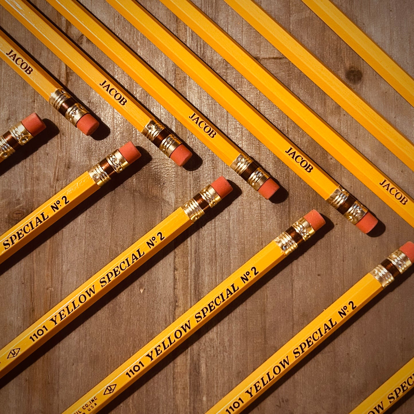 Custom Engraved Musgrave #2 Pencils – 12 Count – Made in USA