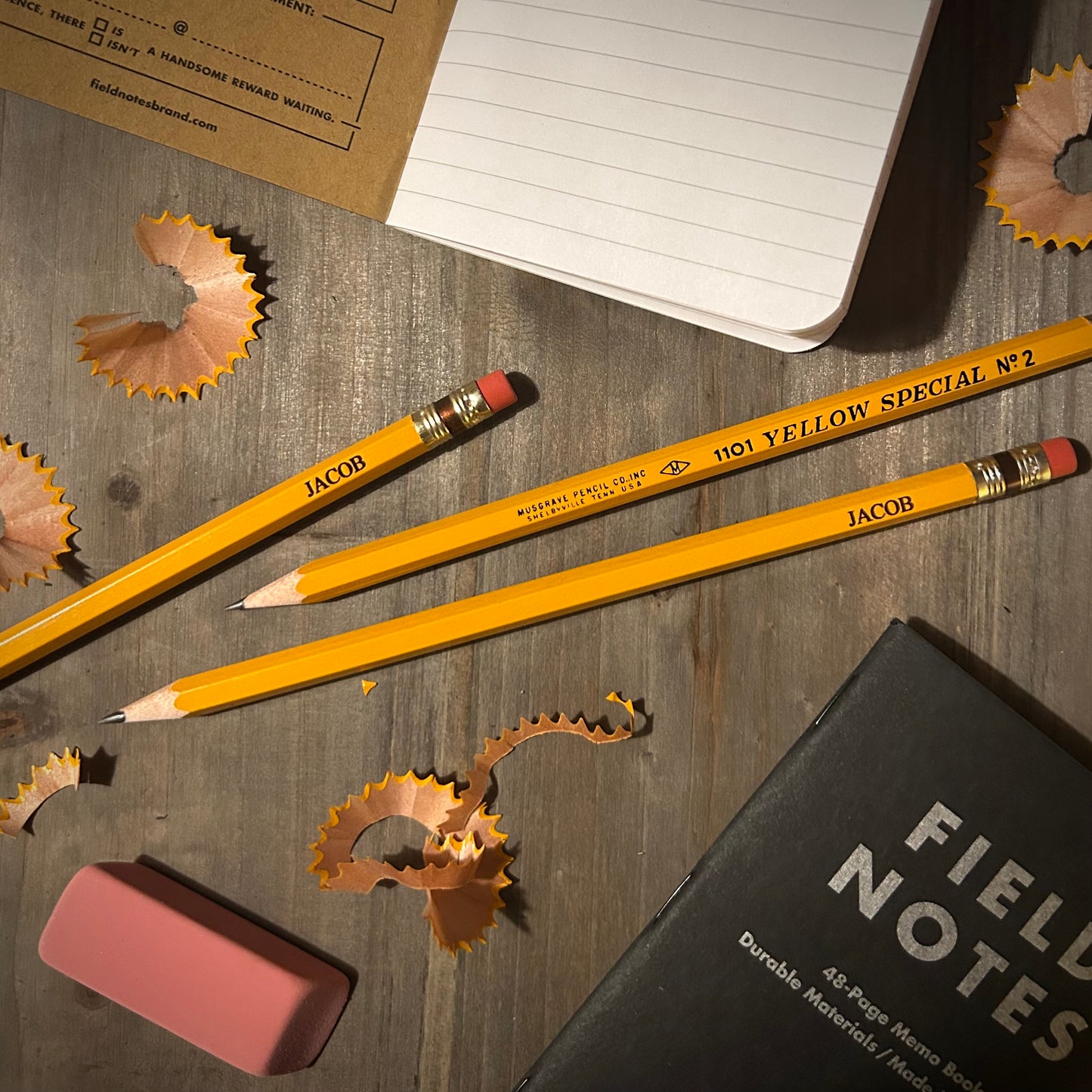 Custom Engraved Musgrave #2 Pencils – 12 Count – Made in USA