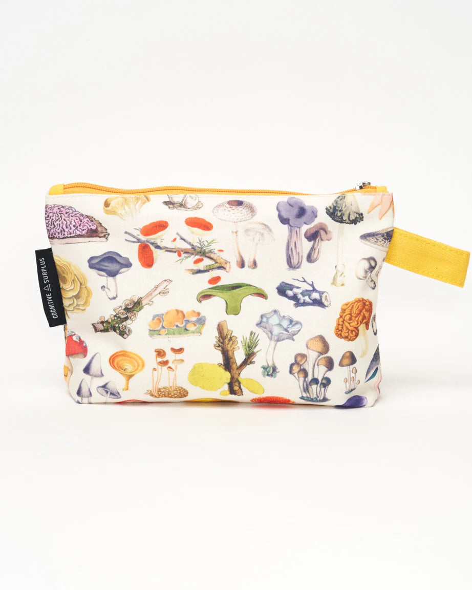 Woodland Mushrooms Pencil Pouch – Nature-Inspired Zipper Pouch for Pencils and Essentials