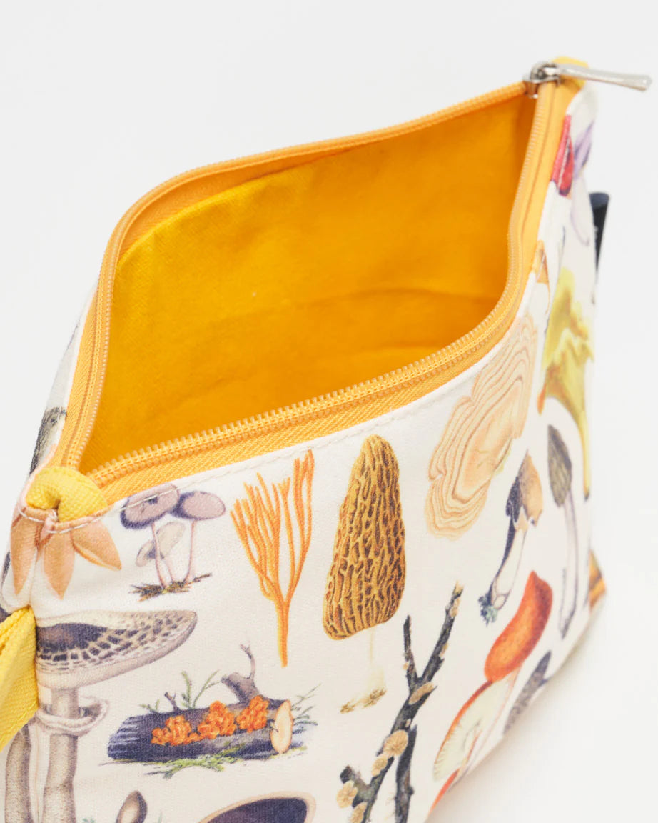 Woodland Mushrooms Pencil Pouch – Nature-Inspired Zipper Pouch for Pencils and Essentials