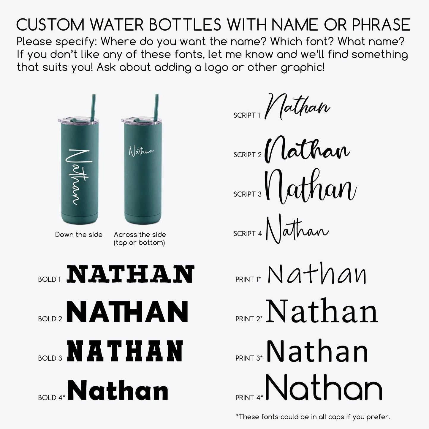 Be Still and Know Personalized 20 oz Stainless Steel Cup
