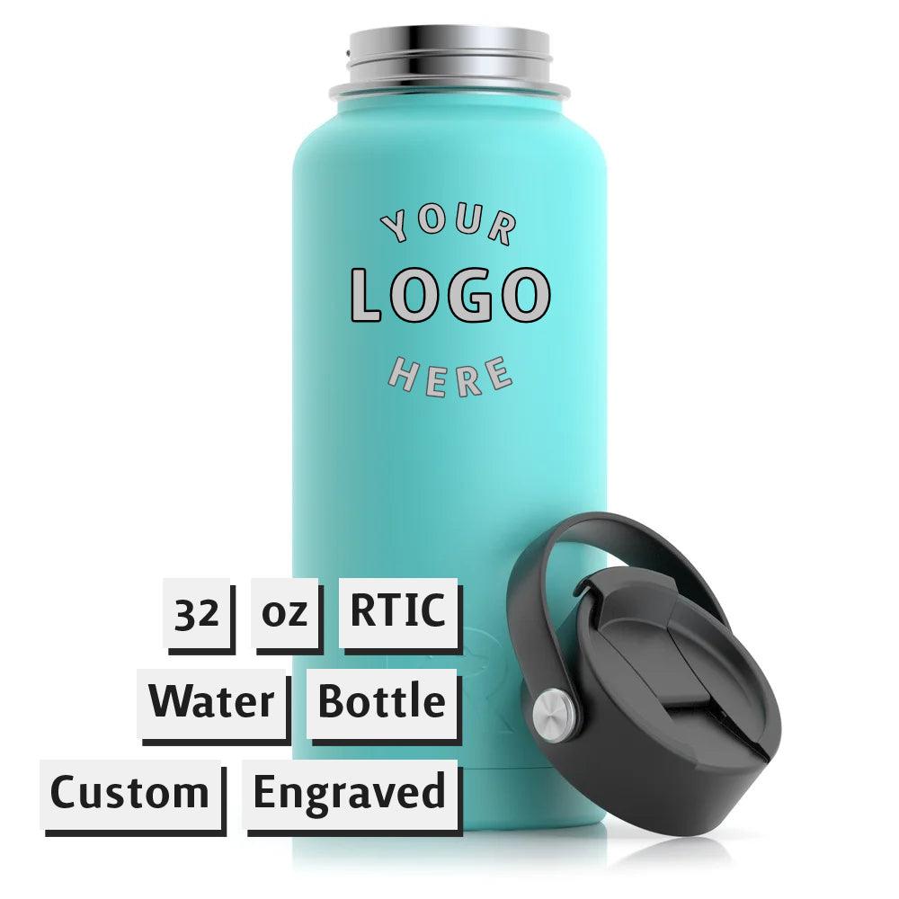 Personalized 32 oz RTIC Stainless Steel Water Bottles