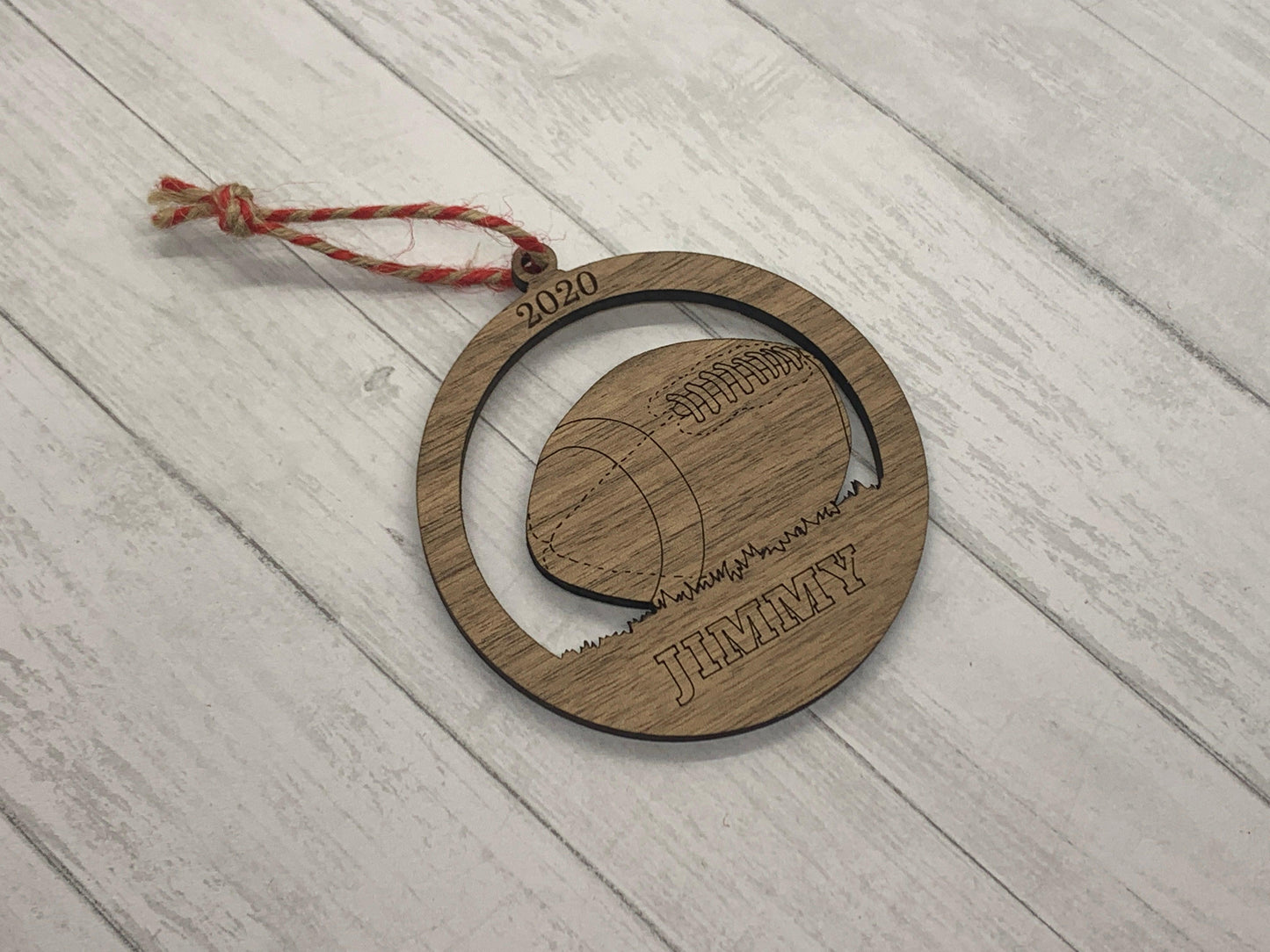Football Ornament - Personalized