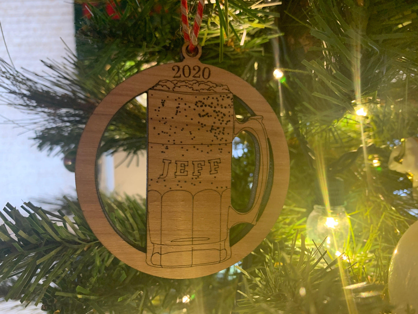 Beer Stein Ornament - Personalized