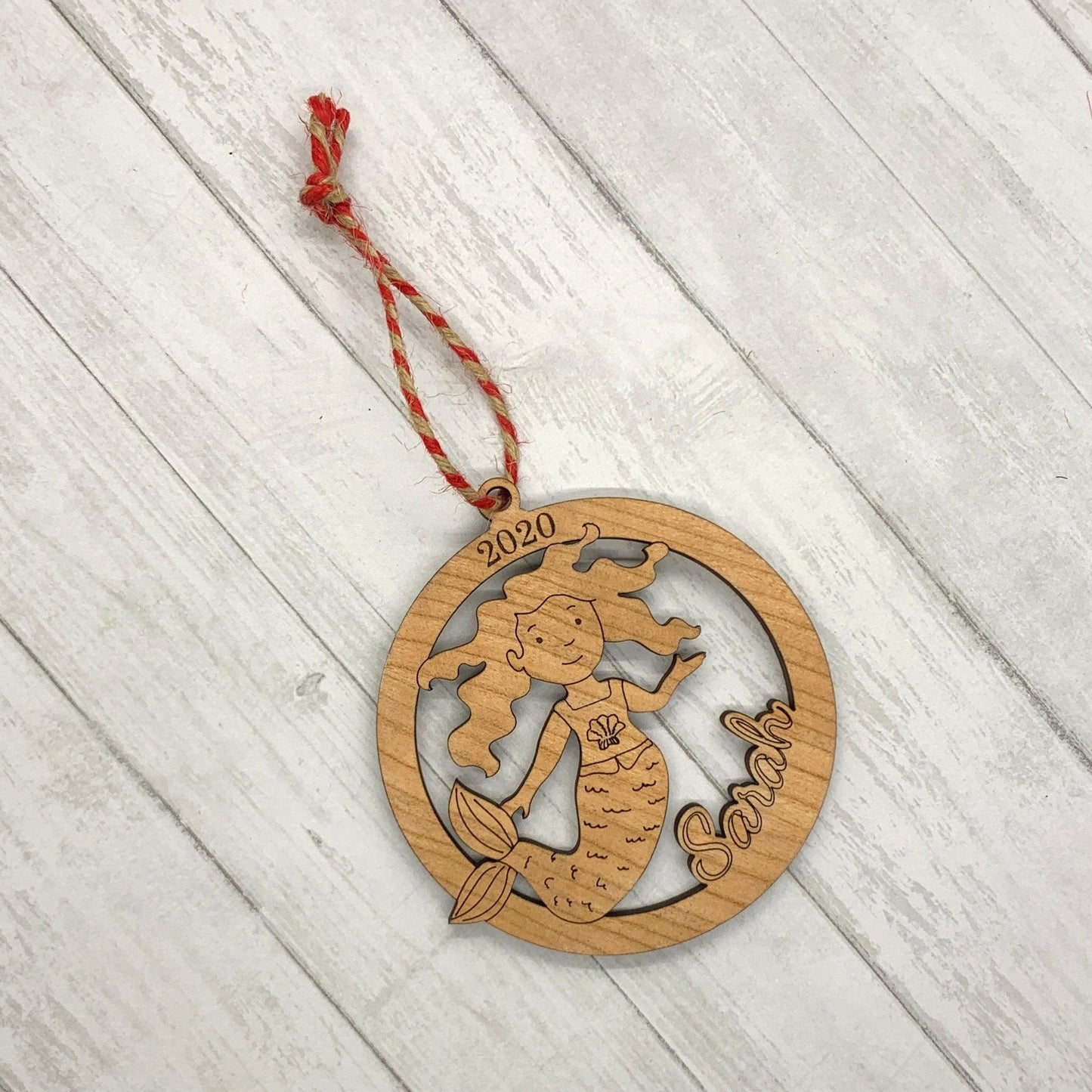 Mermaid Ornament - Personalized
