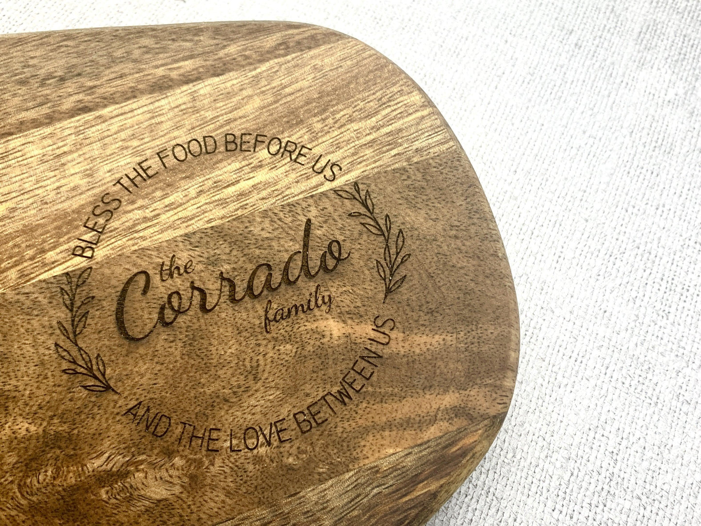 Large Custom Engraved Mango Cutting Boards