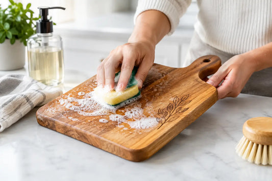 How to Clean Personalized Cutting Boards Safely