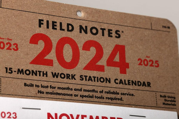 Stay Organized and Inspired: Field Notes Workstation Wall Calendar Rev ...