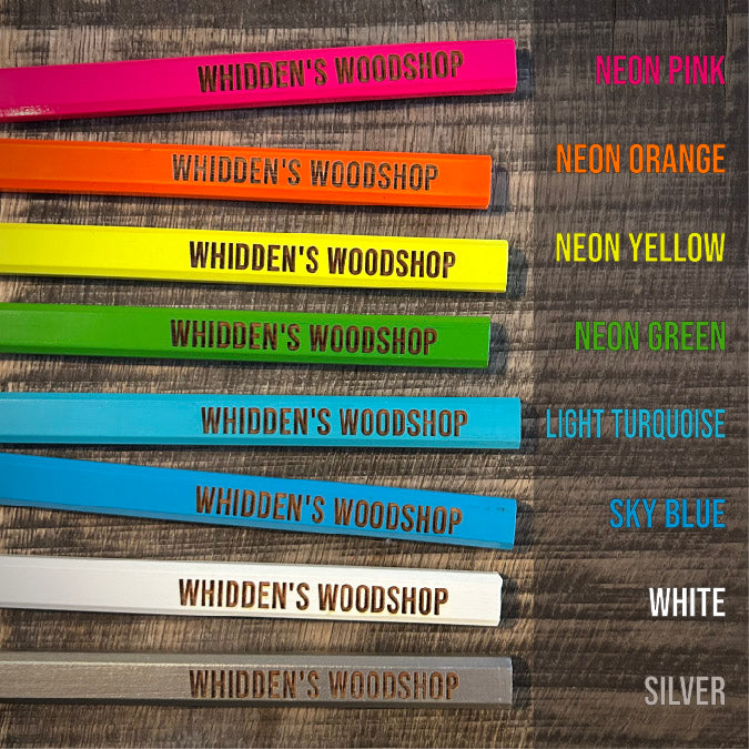 Personalized Engraved Carpenter Pencils
