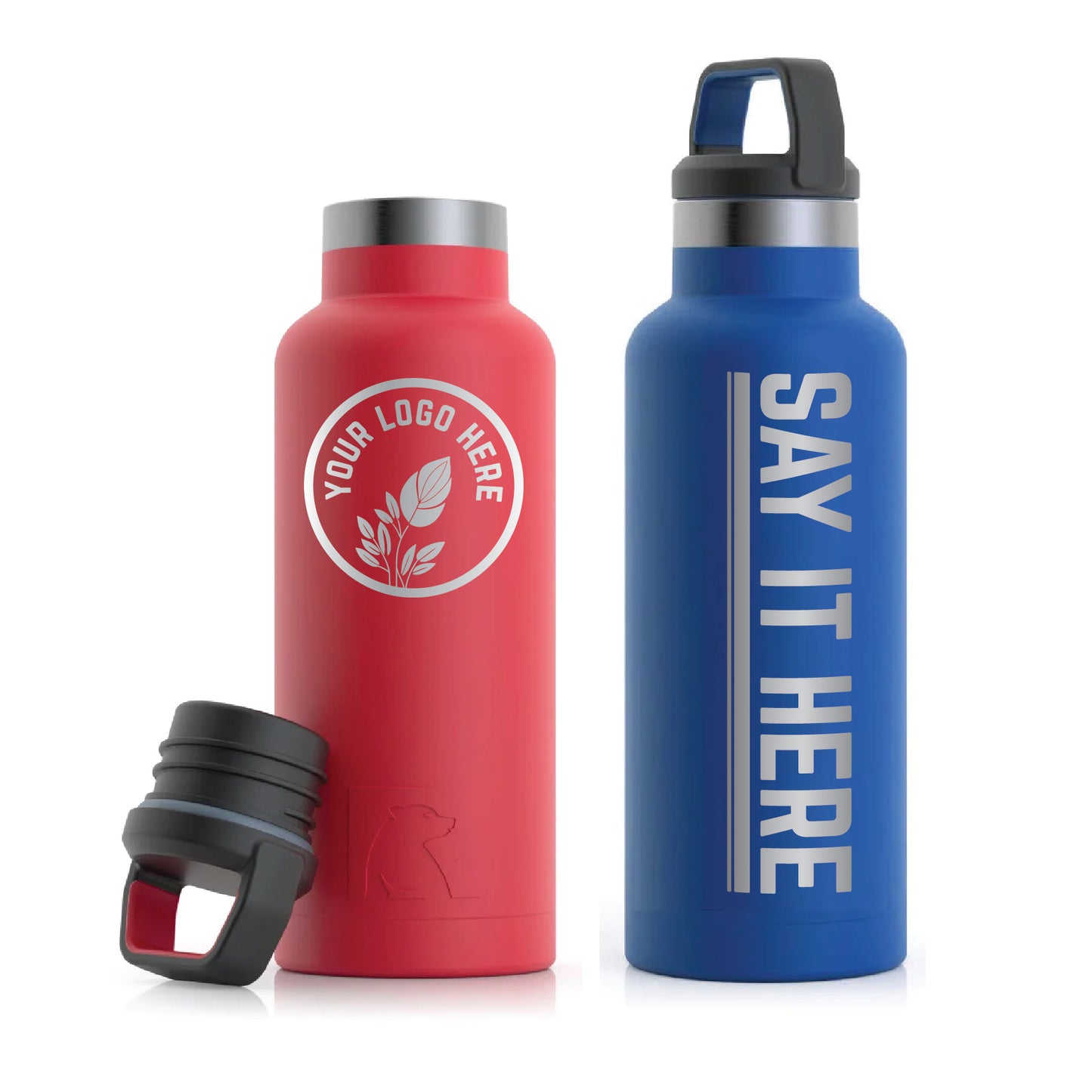 Personalized 16 oz RTIC Stainless Steel Water Bottles