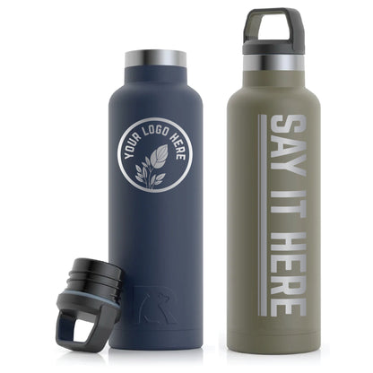 Personalized 20 oz RTIC Stainless Steel Water Bottles