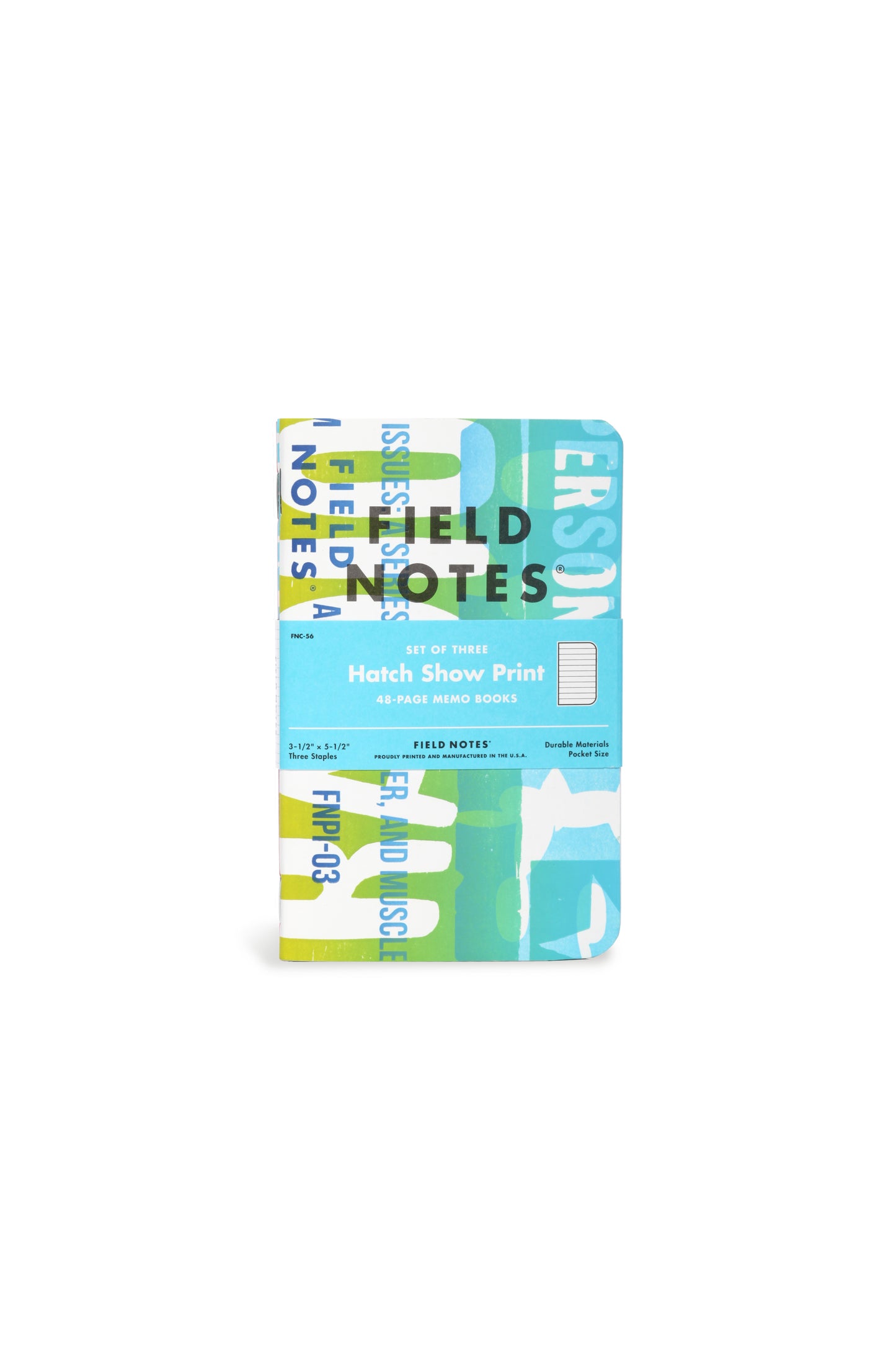 Field Notes: Hatch Show Print Memo Book - 3 Pack