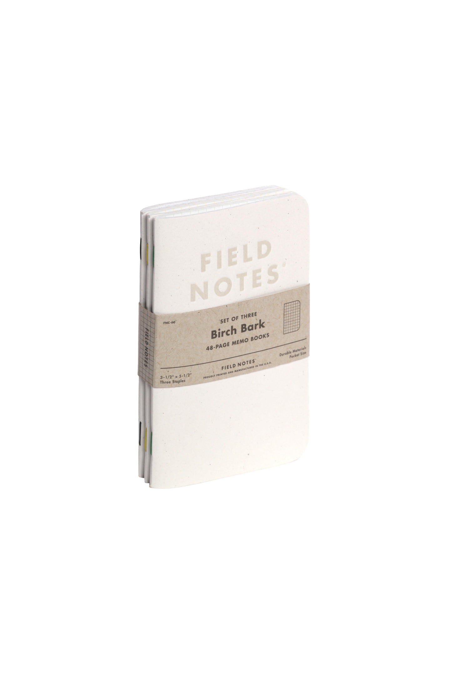 Field Notes: Birch Bark Memo Book - 3 Pack