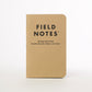 Field Notes: Original Kraft Notebook - 3 Pack