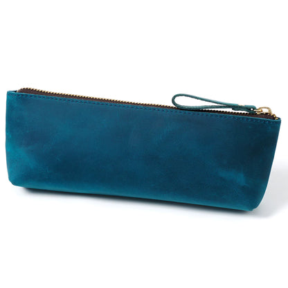 Genuine Leather Pencil Case - Handmade Leather Pencil Pouch