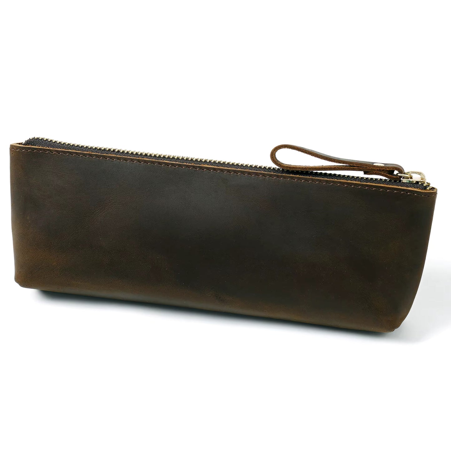 Genuine Leather Pencil Case - Handmade Leather Pencil Pouch