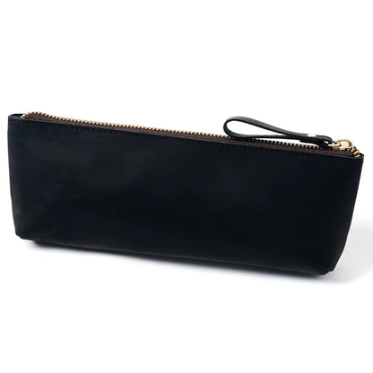 Genuine Leather Pencil Case - Handmade Leather Pencil Pouch