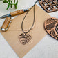 Heart Crafted Wood Jewelry: Earrings or Necklace for Valentine's & Anniversaries