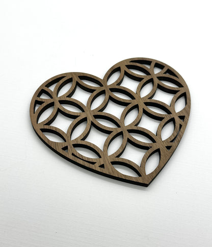 Handmade Wood Heart: Ideal for Valentine's Day and Anniversaries
