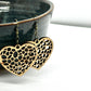Wood Heart Jewelry: Earrings or Necklace - Perfect for Valentine's & Anniversaries