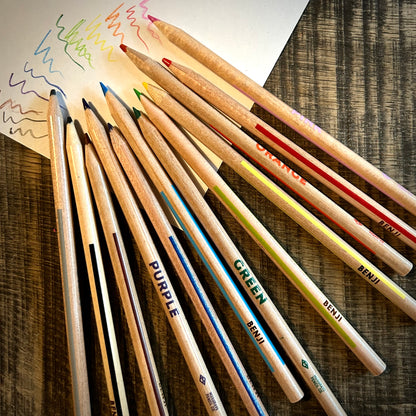 Custom Engraved Musgrave Coloring Pencils – 12 Count – Made in USA