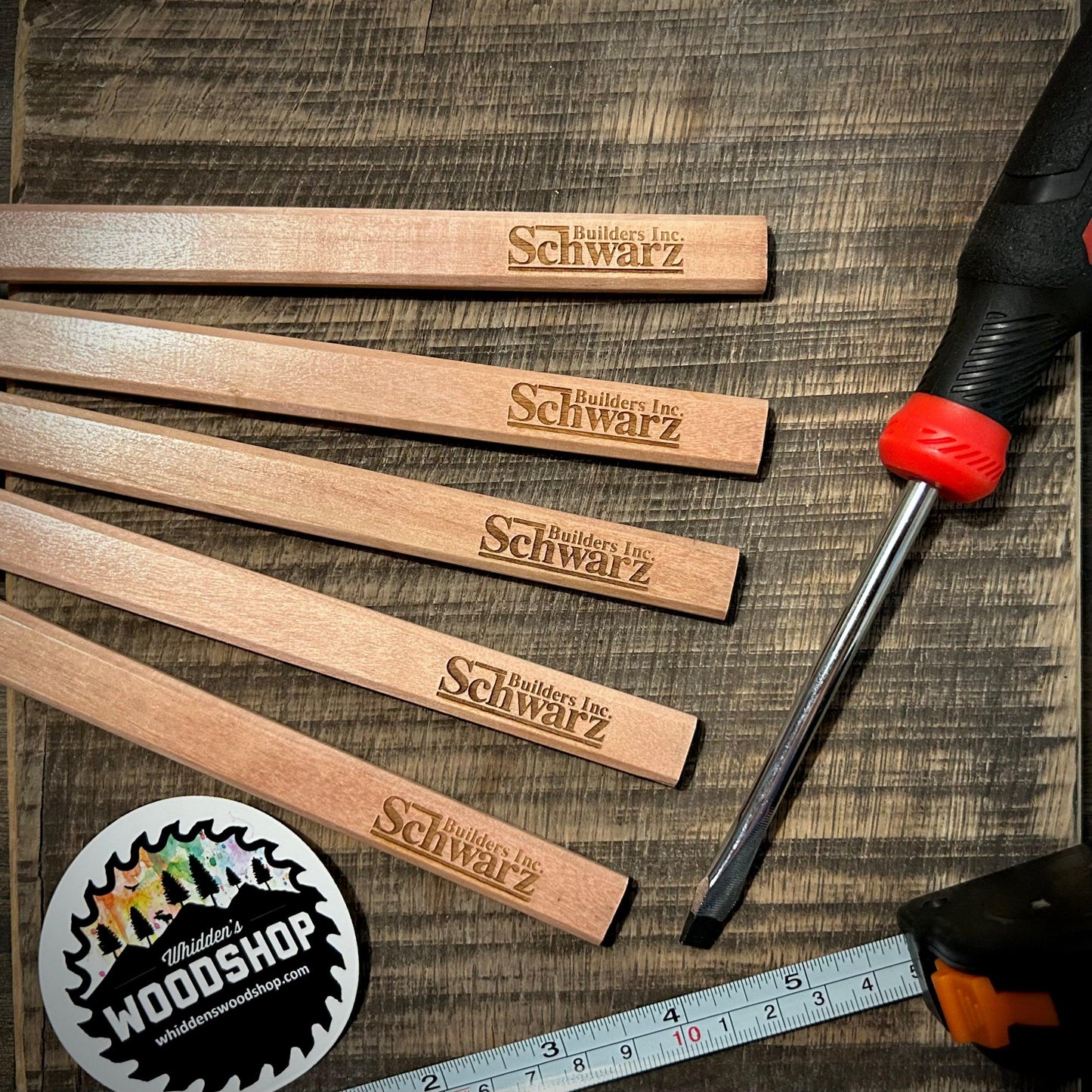 Personalized Engraved Carpenter Pencils