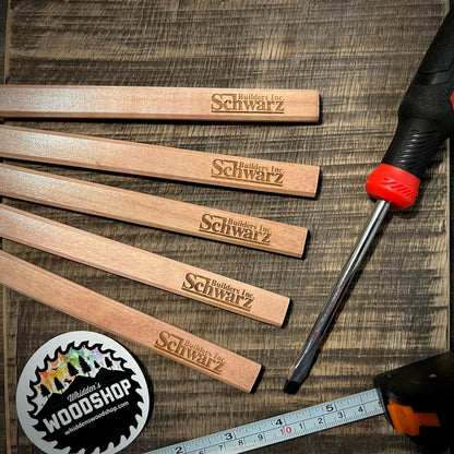 Personalized Engraved Carpenter Pencils