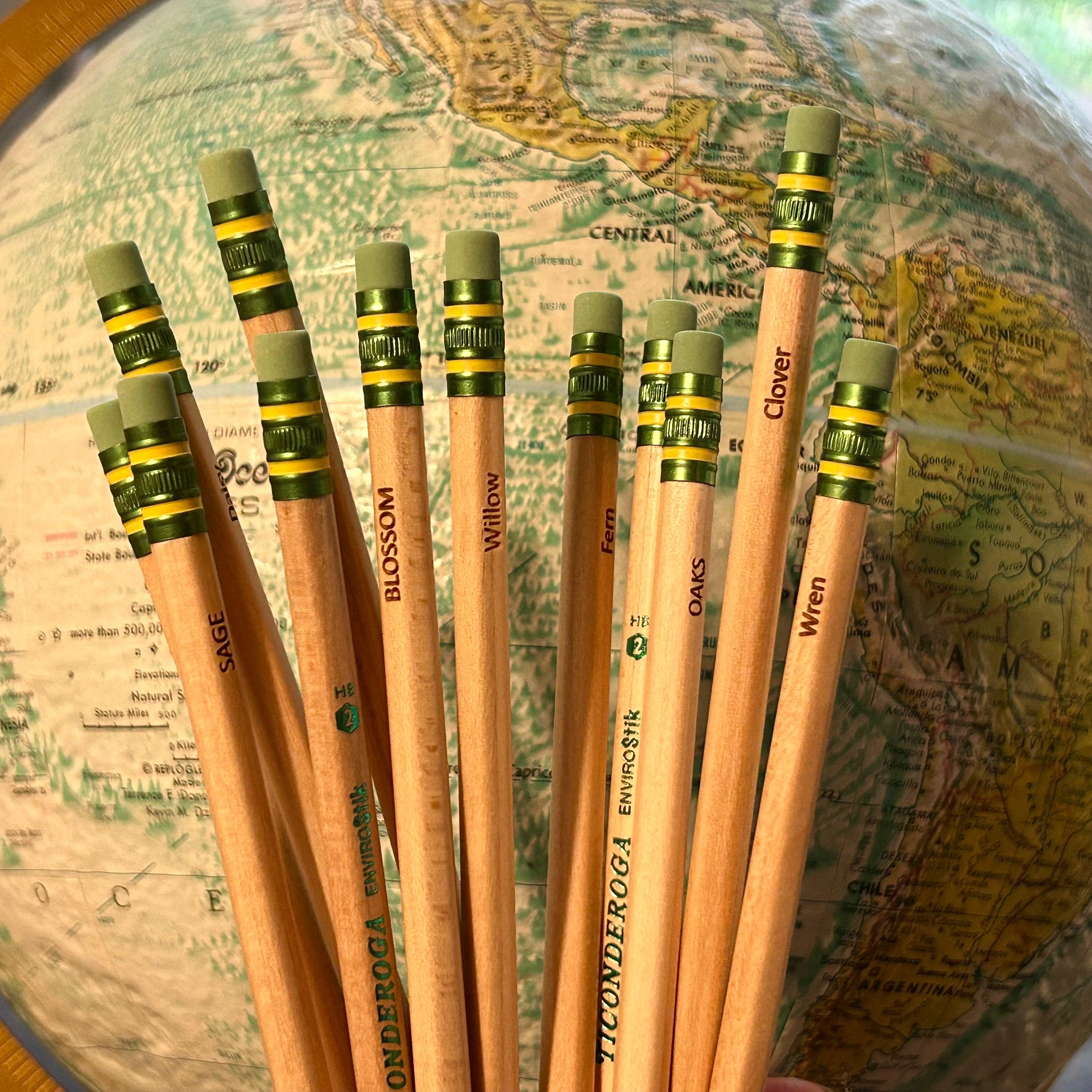 Custom Engraved Ticonderoga Envirostik Pencils