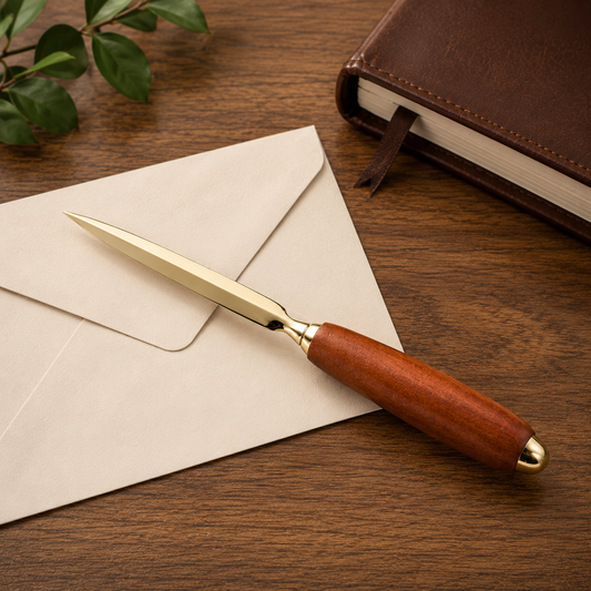 Willow Wood Letter Opener – 9th Anniversary Gift | Handcrafted Willow Desk Accessory