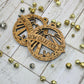 How Great Our Joy Christmas Carol Quote Ornament