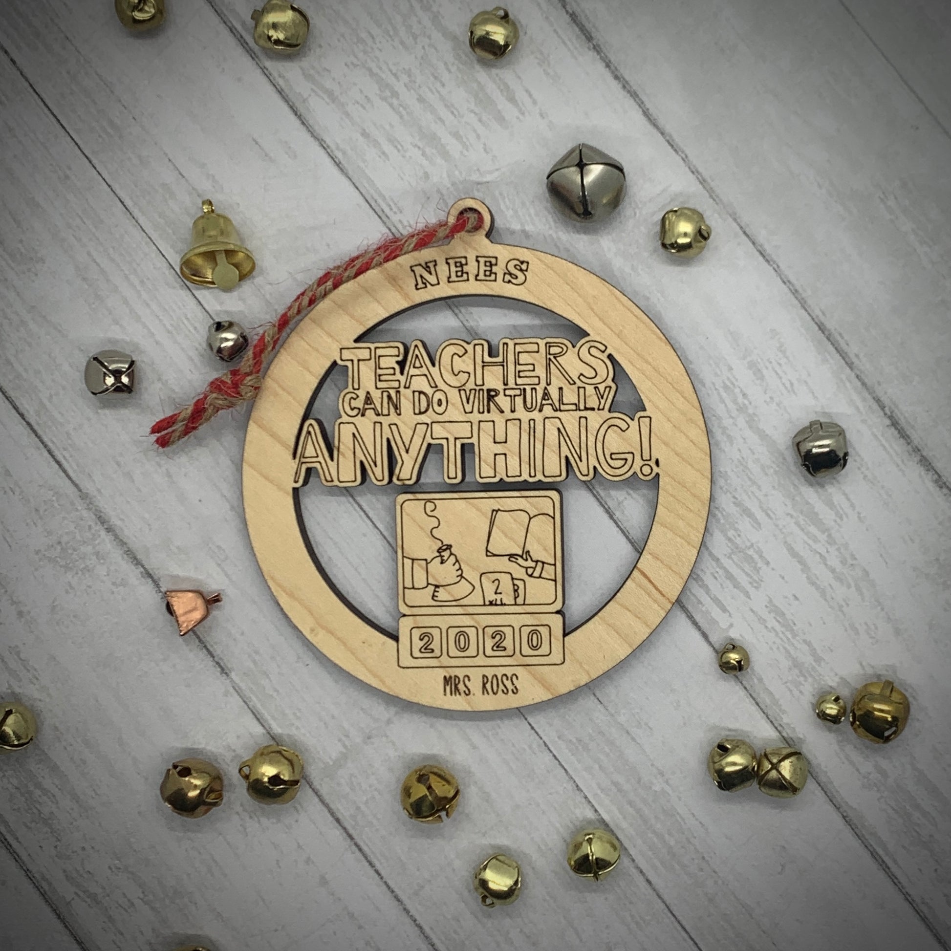 Teacher Ornament - Christmas 2021 - Whidden's Woodshop