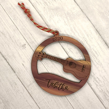 Ukulele Ornament - Personalized