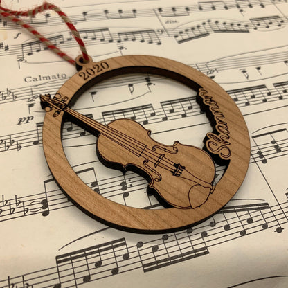 Violin Ornament - Personalized