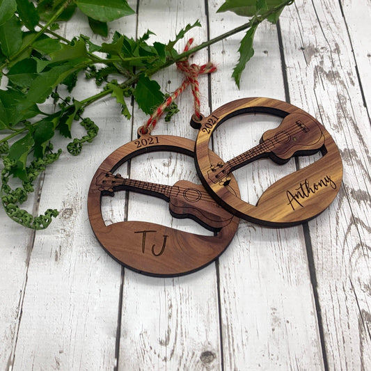 Ukulele Ornament - Personalized