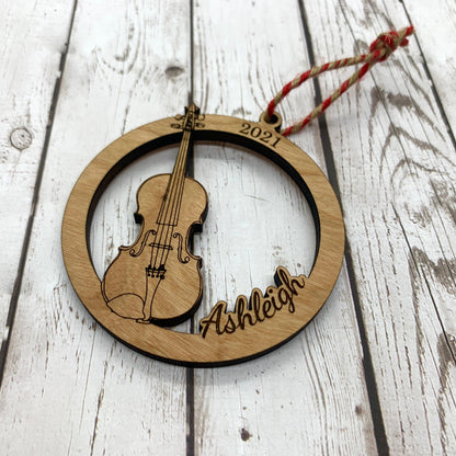 Violin Ornament - Personalized