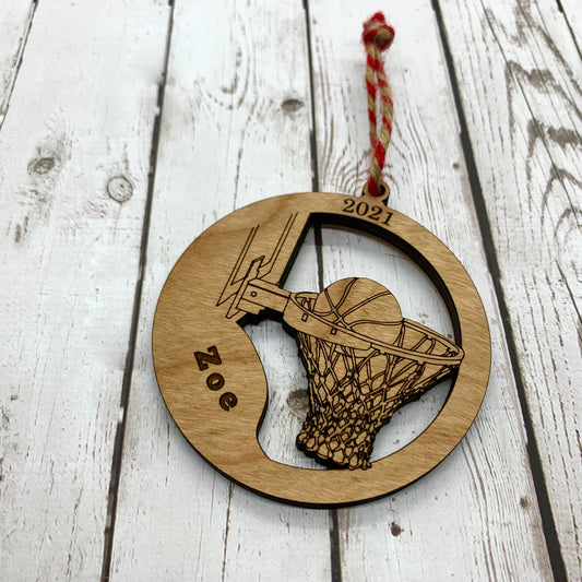 Basketball Ornament - Personalized