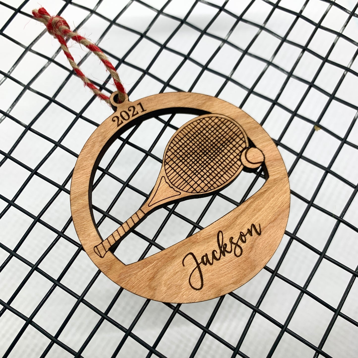 Tennis Ornament - Personalized