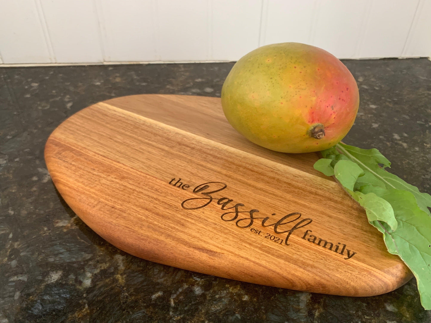 Small Custom Engraved Mango Cutting Boards